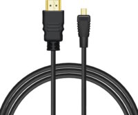 Savio CL-177 microHDMI - HDMI Kábel 1.5m - Fekete