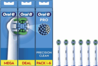 Oral-B EB20RX PrecisionClean Elektromos fogkefe Pótfej - Fehér (6db)