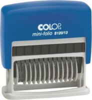 COLOP S120/13 Számbélyegző - Kék