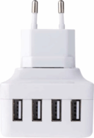 Emos V0117 4x USB-A Hálózati töltő - Fehér (34W)