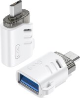 XO NB256C USB-B apa - USB-A anya Adapter