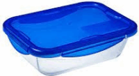 Pyrex 283PG Üveg étel tároló Fedővel 3,3L