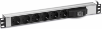 Formrack F082PR6SA 19" PDU áramelosztó egység 1U - Fekete