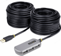 StarTech U02442-USB-EXTENDER USB-A apa - USB-A anya 2.0 hosszabbító kábel - Ezüst
