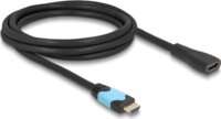 Delock High Speed HDMI 2.1 - HDMI 2.1 Kábel 2m - Fekete