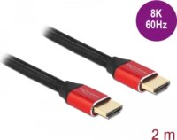 Delock 85774 HDMI 2.1 - HDMI 2.1 Kábel 2m - Fekete