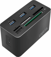 Logilink CR0046 USB Type-A 3.2 Gen 1 HUB + Kártyaolvasó (3 port)