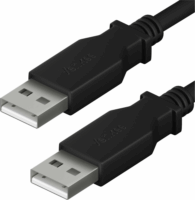 Yenkee YCU 012 BK USB Type-A apa - USB Type-A apa 2.0 Adatkábel - Fekete (1.5m)