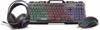 Yenkee YGS 01 Inferno 3in1 Vezetékes Gaming Billentyűzet + Egér + Headset (Fekete) - Szlovák