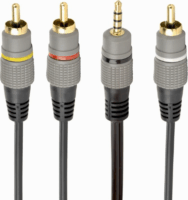 Gembird CCAP 3.5mm Jack apa - 3x RCA apa Kábel (1.5m)