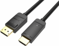 Vention HAGBF DisplayPort 1.2 - HDMI 2.0 Kábel 1m - Fekete