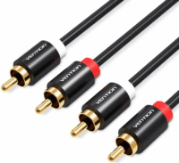 Vention VAB-R06-B150 2x RCA apa - 2x RCA apa Kábel (1.5m)