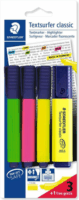 Staedtler Classic Szövegkiemelő készlet - Vegyes színek ( 3+1 db / csomag)