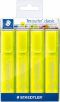 Staedtler Textsurfer Szövegkiemelő készlet - Sárga (4 db / csomag)