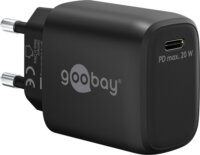 Goobay 65405 USB Type-C GaN Hálózati töltő - Fekete (20W)