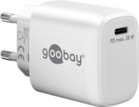 Goobay 65406 USB Type-C GaN Hálózati töltő - Fehér (20W)