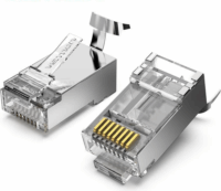 Vention IDER0-50 CAT7 RJ45 FTP Dugó - Áttetsző (50 db)