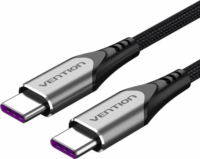 Vention TAAHG USB-C apa - USB-C apa 3.1 Adat és töltőkábel - Fekete (1.5m)