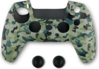 Spartan Gear DualSense (PS5) Controller szilikon markolatvédő burkolat és Thumb Grips - Zöld terepmintás