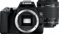 Canon EOS 250D Digitális fényképezőgép + EF-S 18-55mm f/4-5.6 IS STM objektív - Fekete