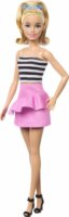 Mattel Barbie Fashionista 65. évfordulós baba fekete-fehér csíkos topban