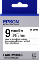 Epson LK-3WBN Szalag 9mm / 9m - Fehér alapon fekete
