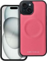 Roar Morning Magsafe Apple Iphone 15 Műbőr Tok - Rózsaszín