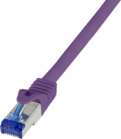 LogiLink S/FTP CAT6a Patch kábel 1m - Lila