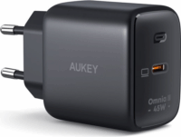 Aukey PA-B2T USB Type-C Hálózati töltő - Fekete (45W)