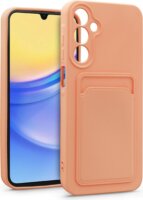 Haffner Card Case Samsung Galaxy A15 4G / 5G Tok - Rózsaszín