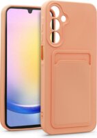 Haffner Card Case Samsung Galaxy A25 5G Tok - Rózsaszín
