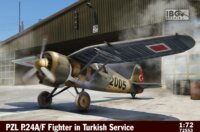 IBG Models 72553 PZL P.24A/F Fighter in Turkish Service vadászrepülőgép műanyag modell (1:72)