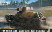 IBG Models 35070 7TP Single Turret Early Production lengyel tank műanyag modell (1:35)