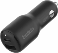 Belkin BoostCharge USB-C / USB-A Autós töltő - Fekete (42W)