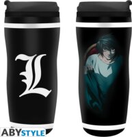 ABYstyle Death Note "L" 355ml műanyag utazó bögre - Mintás