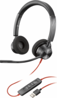 HP Poly Blackwire 3320 USB-A Vezetékes Headset - Fekete