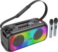 Hoco BS54 Hordozható Karaoke Bluetooth Hangfal + 2x mikrofon
