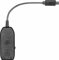 Audio-Technica ATR2x-USB USB Type-C / USB Type-A apa - 2x 3.5mm Jack anya Adapter