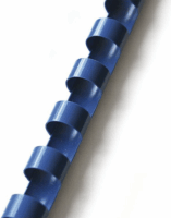 Argo 5 mm műanyag spirál 10 laphoz - Kék (100 db / csomag)