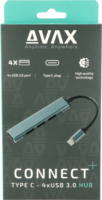 AVAX HB601 CONNECT+ USB Type-C 3.0 HUB (4 port)