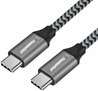 PremiumCord KU31CR2 USB Gen 2x2 apa - USB Gen 2x2 3.2 apa Adat és töltő kábel - Szürke (2m)