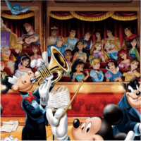 Clementoni High Quality Collection Disney Orchestra - 13200 darabos puzzle
