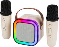 BLOW Karaoke RGB Hordozható bluetooth hangszóró - Fehér