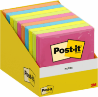 3M Post-it 76x76mm Öntapadó jegyzettömb - Színes (100 lap / tömb)