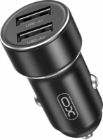 XO CC53 2x USB-A Autós töltő - Fekete (12W)