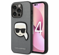 Karl Lagerfeld Apple iPhone 14 Pro Hátlapvédő Tok - Ezüst