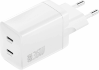 4smarts PDplug Dual GaN 2x USB-C Hálózati töltő - Fehér (36W)