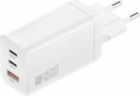 4smarts PDplug Trio GaN 2x USB-C / USB-A Hálózati töltő - Fehér (45W)