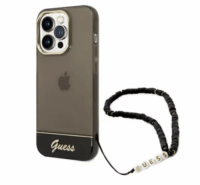 Guess Apple iPhone 14 Pro Hátlapvédő Tok - Fekete