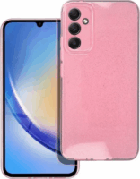 Clear 2mm Samsung Galaxy A34 5G Tok - Rózsaszín/Csillámos
